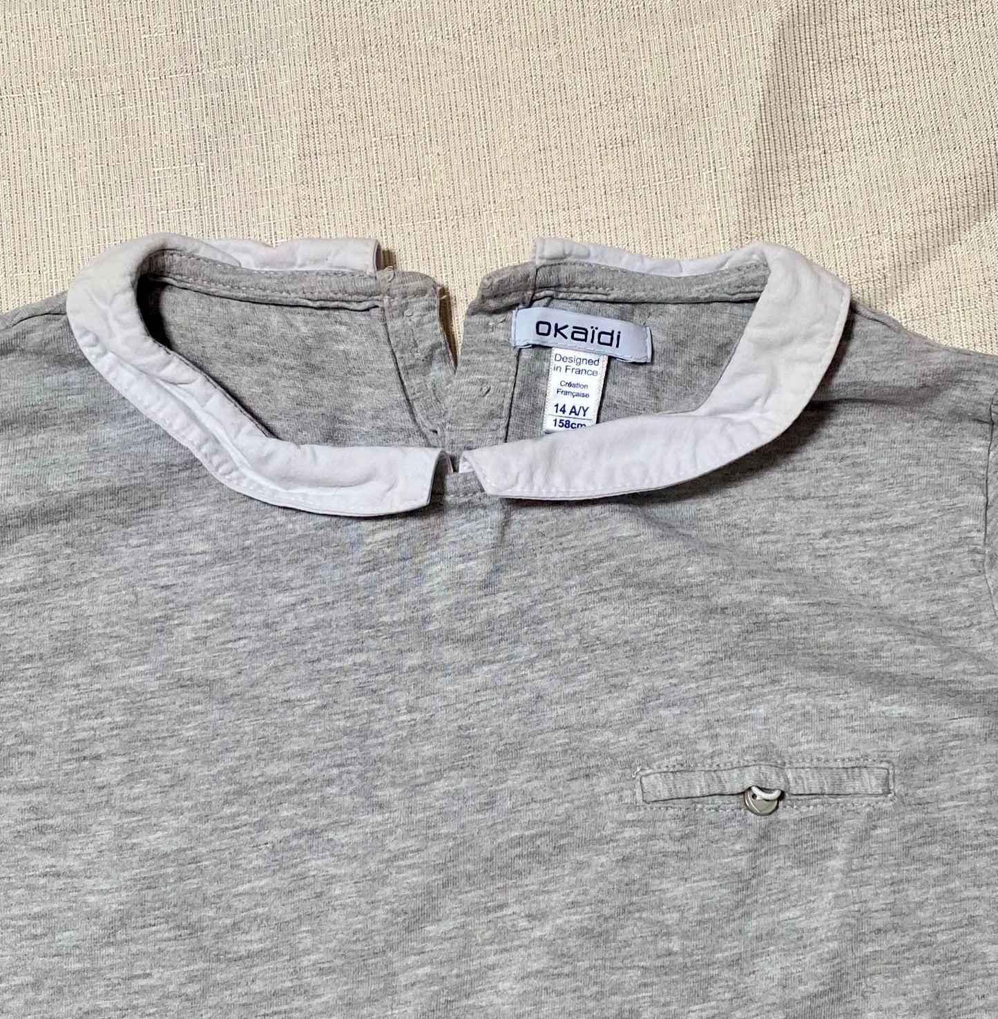 T-shirt Manches Longues Fille 14 ans Okaïdi - Col Claudine okaïdi