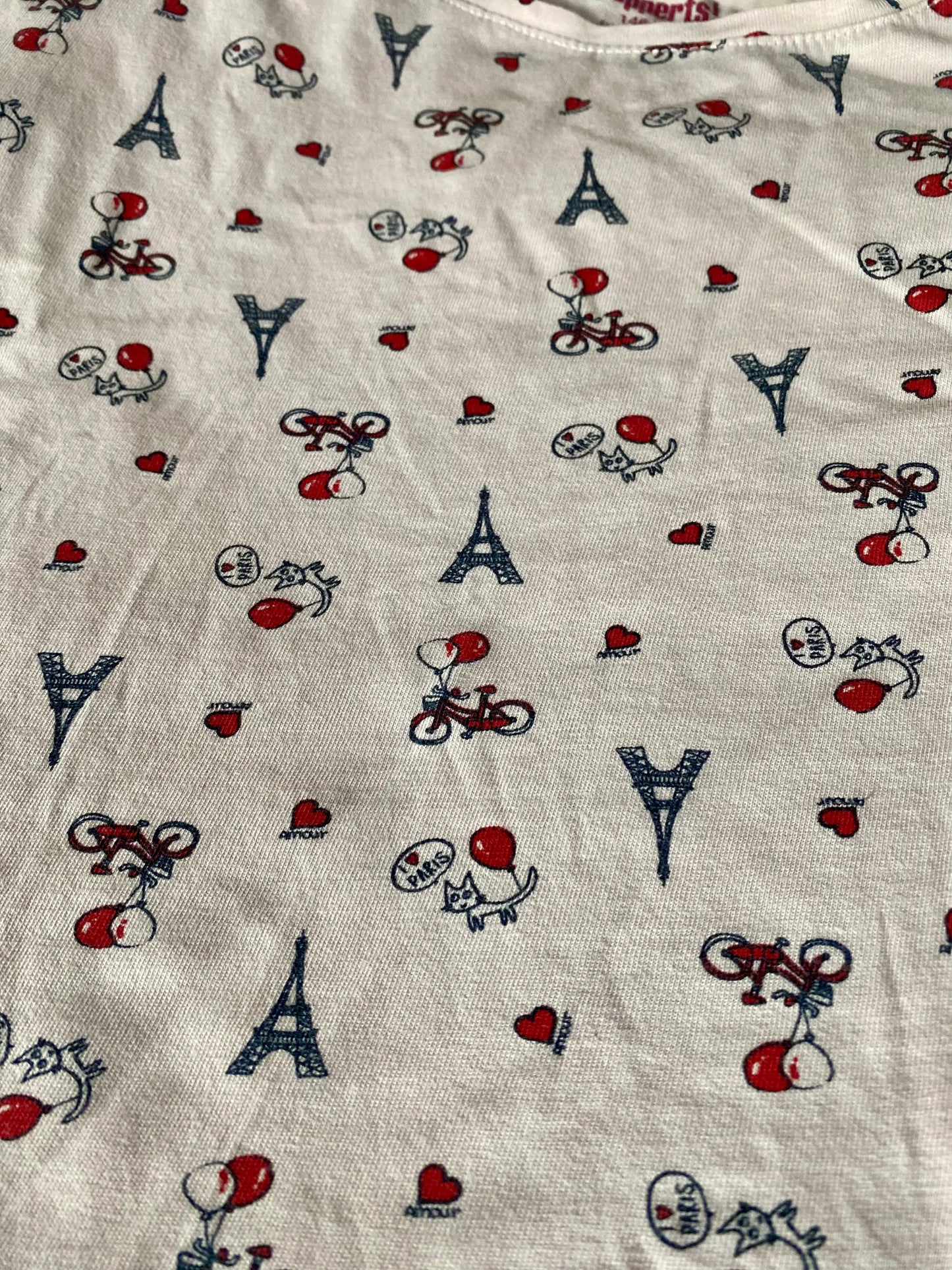 T-shirt Rose Pâle à Motifs Parisiens Fille 10-12 ans - Lidl lidl