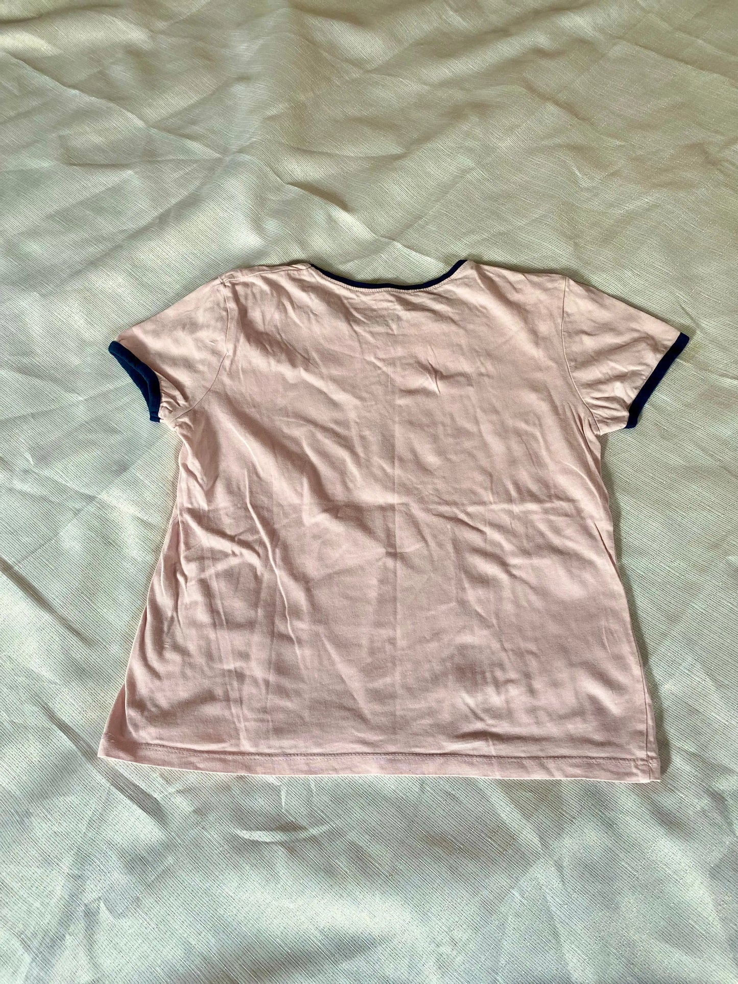 T-shirt Rose à Logo Wifi et Cœur Fille 12 ans - Disticenter districenter