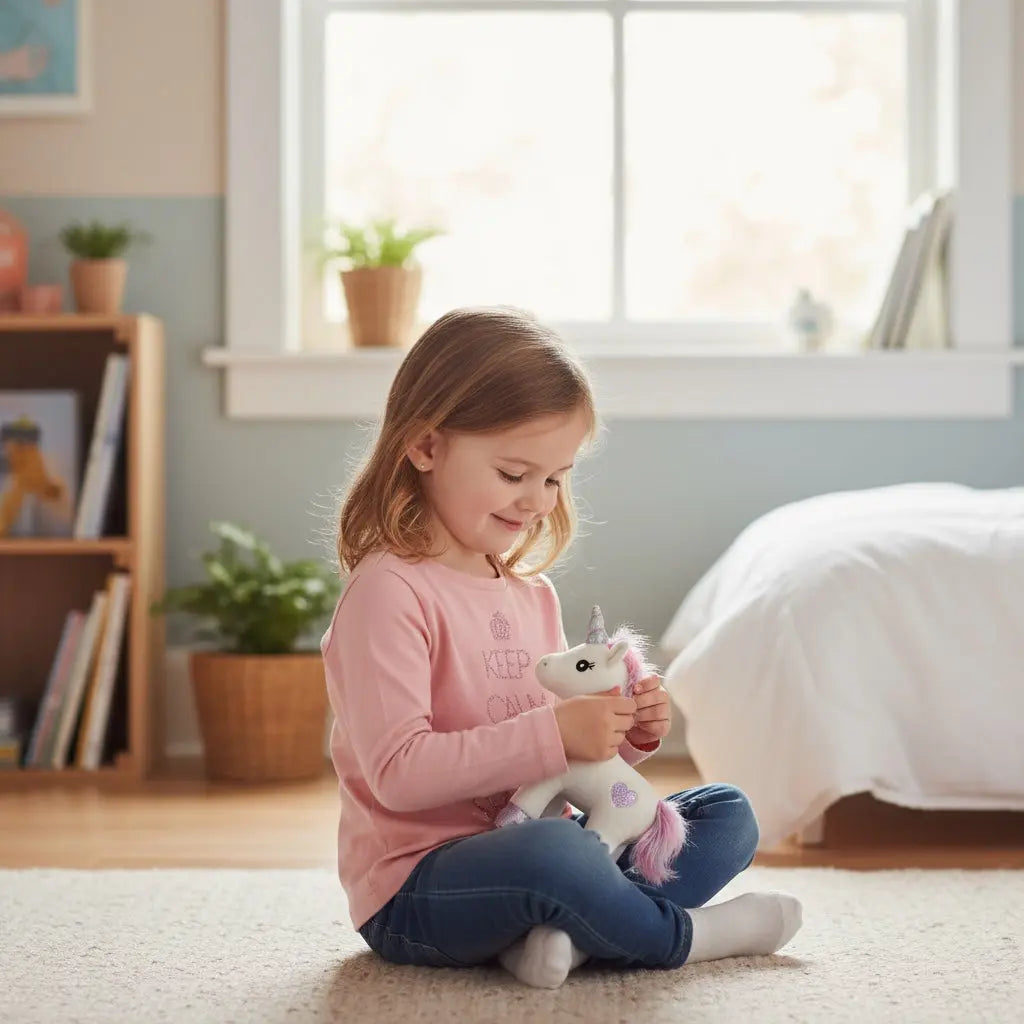 T-shirt bébé fille Lemon Beret 12 mois rose pêche avec strass "Keep Calm and Sparkle" et couronne