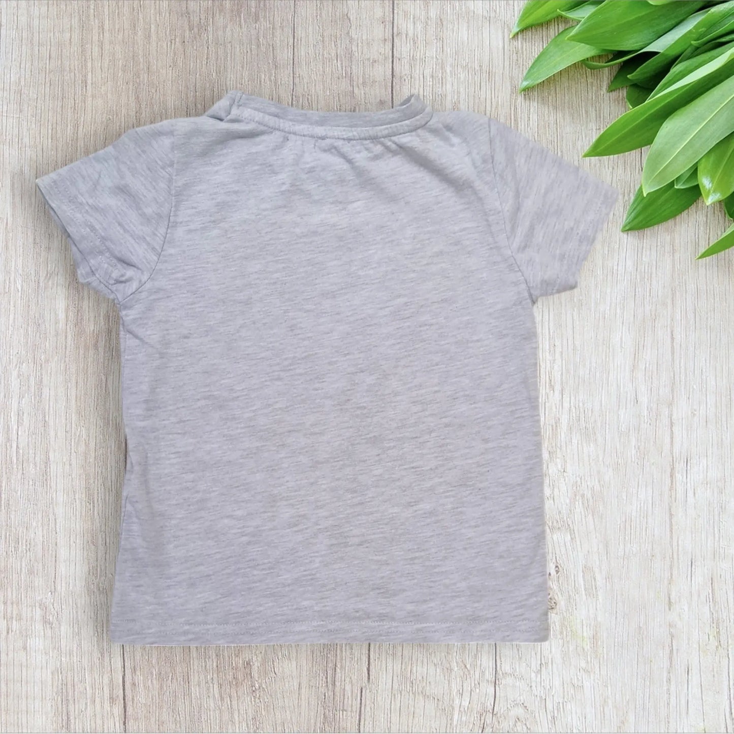 T-shirt enfant 5 ans Kiabi beige tigre sequins réversibles