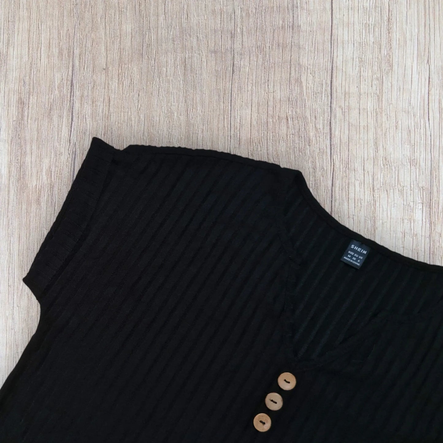 Haut femme Shein LUNE taille L – col fendu – manches chauve-souris – neuf avec étiquette