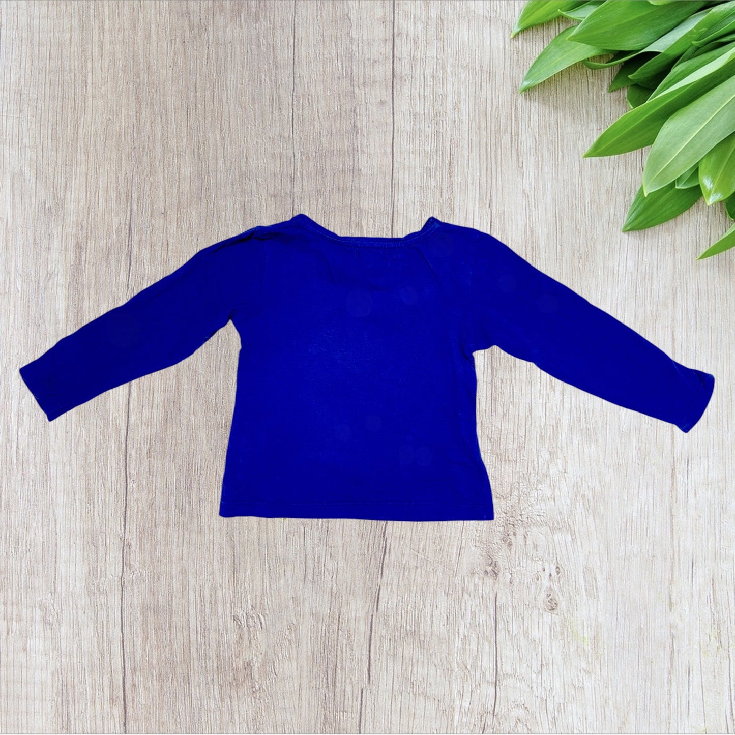 T-shirt fille– 4 ans – Bleu marine motif chat à paillettes superU