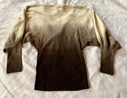 Pull Femme Dégradé Marron à Crème - Body Flirt - Taille 34/36 bon prix