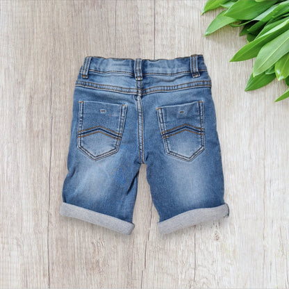 Bermuda jean garçon 3 ans Auchan bleu ou gris très bon état