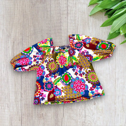 Blouse Femme à Motif Floral Multicolore - Taille Unique - Super U superU