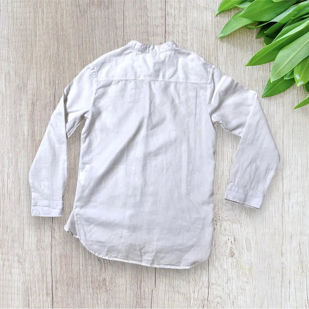 Chemise Blanche Col Mao pour Ados Garçon, Taille 14 Ans (164 cm) - Marque Orchestra orchestra