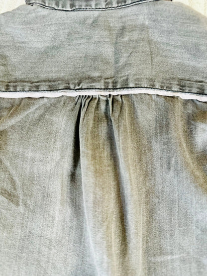 Chemise en jean grise - Bébé fille - Taille 3 mois - Bébé 9 bébé 9