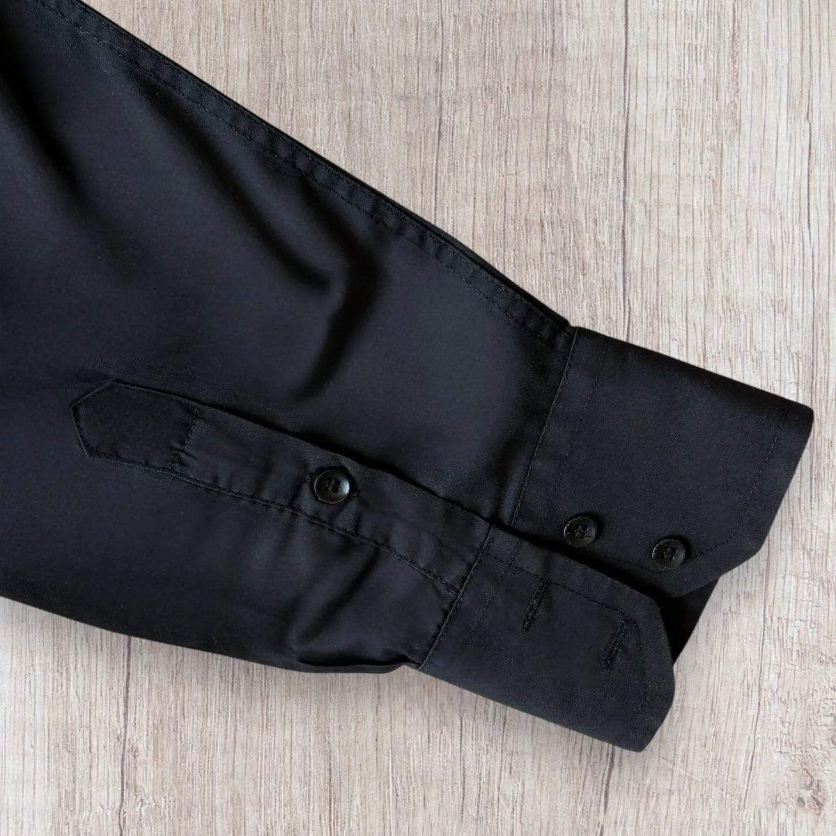 Chemise homme Adrianno Jacometti taille 42 noire à manches longues