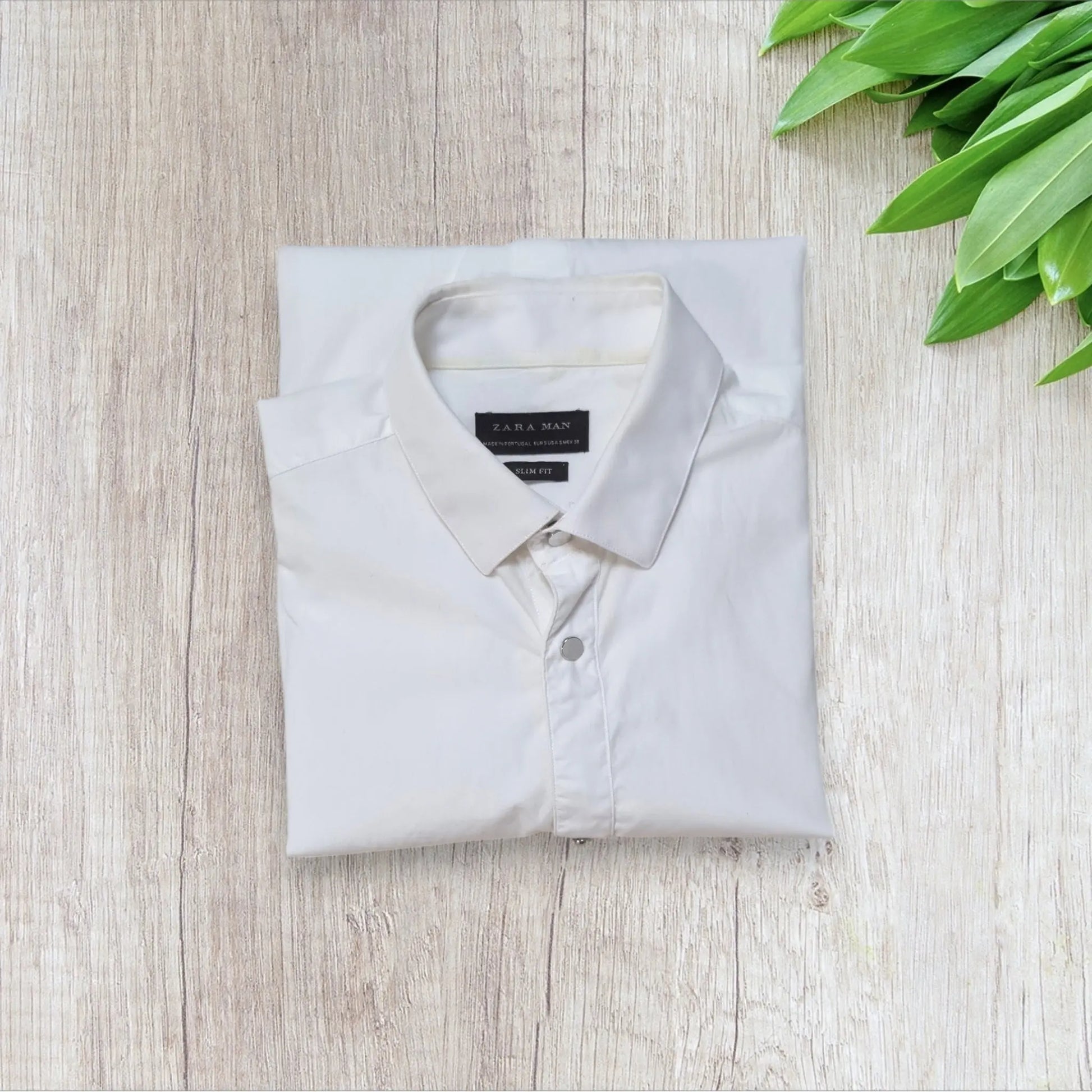chemise-homme-blanche-zara-s-boutons-chromes