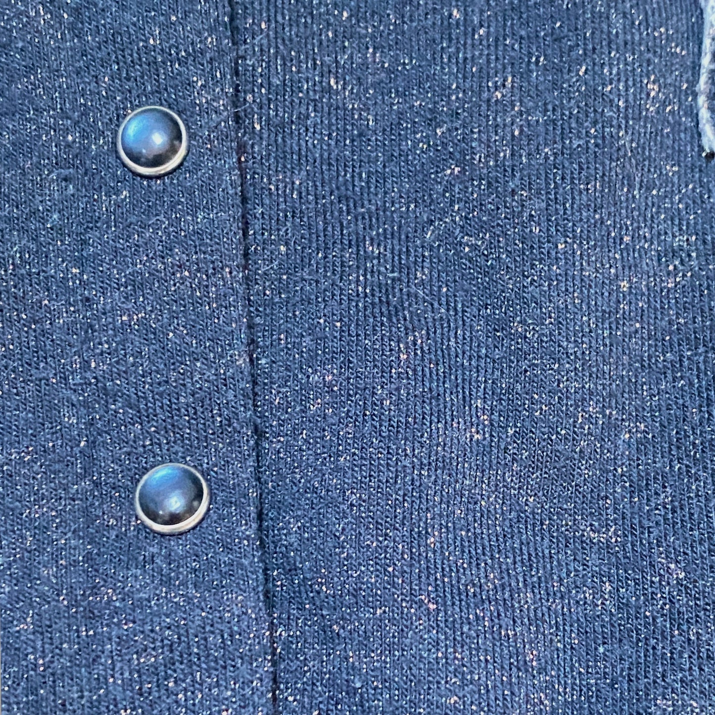 Combinaison bébé fille Orchestra 2 ans bleu marine pailletée en matière jogging.