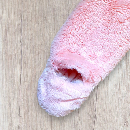 Combinaison intégrale bébé Inextenso 9 mois rose clair fausse fourrure capuche oreilles ours