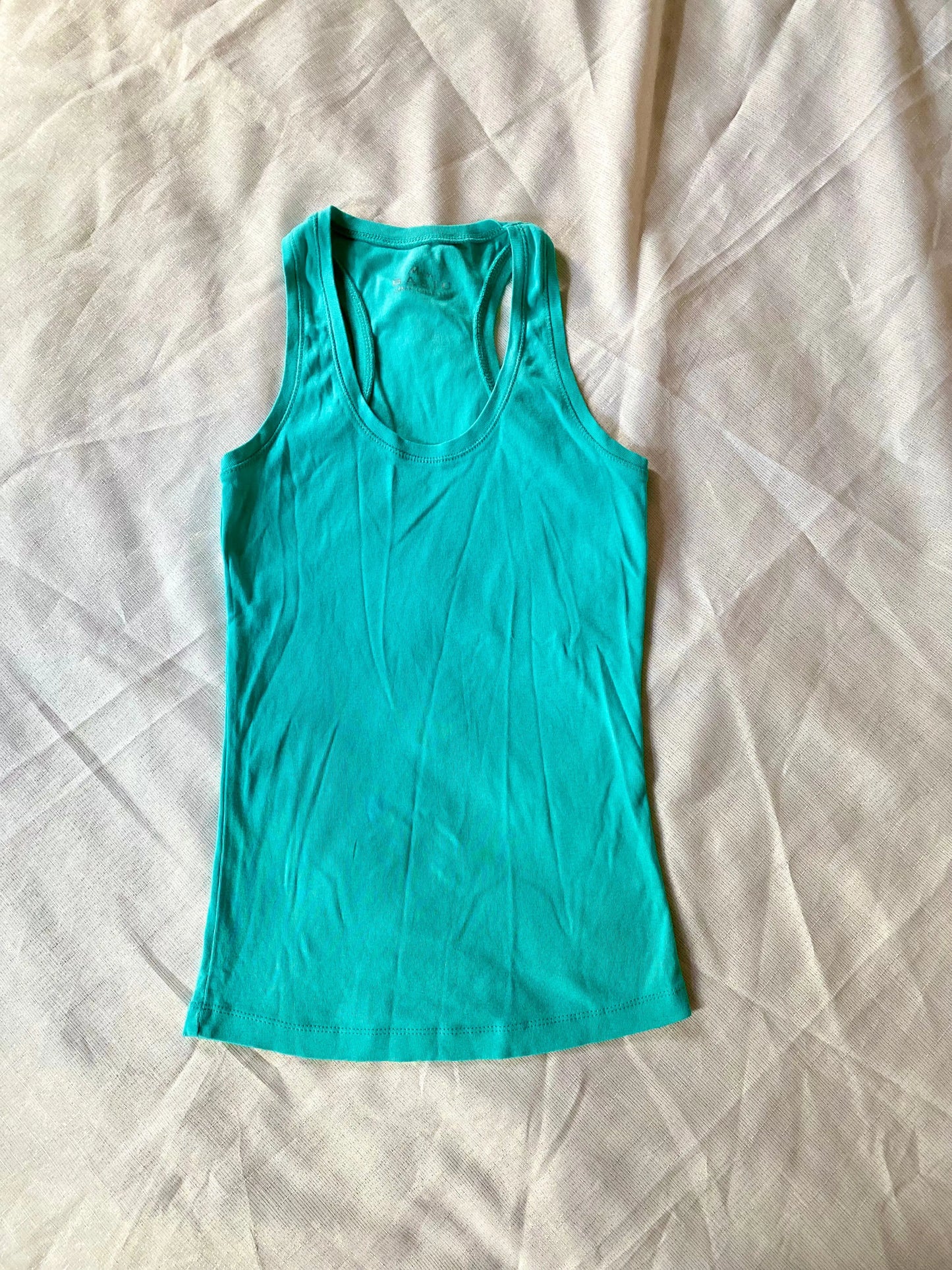 Débardeur Femme Style Marcel Turquoise - Taille S mim