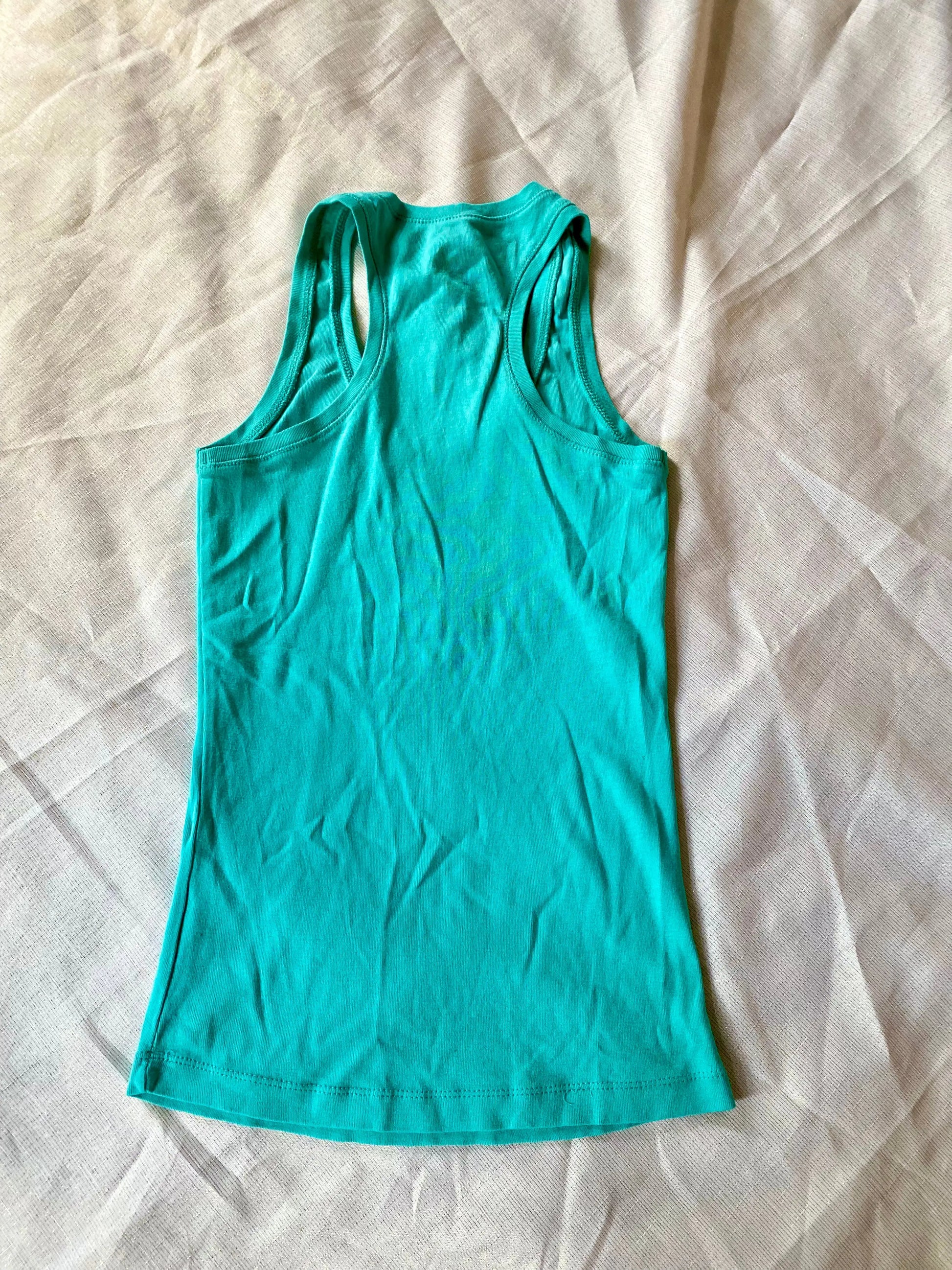 Débardeur Femme Style Marcel Turquoise - Taille S mim