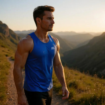 Débardeur sport homme Bodycross bleu taille M neuf avec étiquette