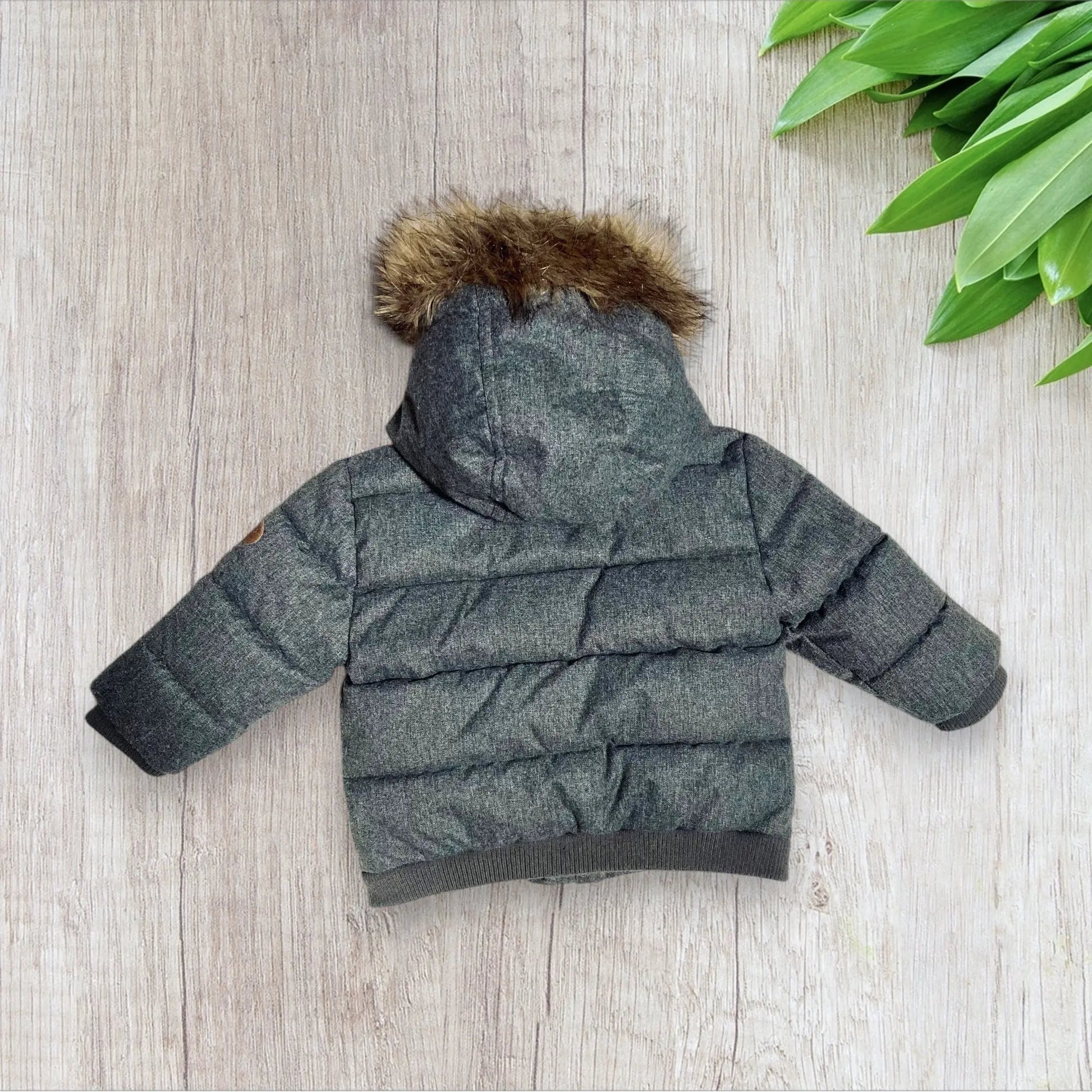 Doudoune Grise Creeks pour Bébé Garçon, Taille 12 Mois - Parfaite pour l'Hiver ! creeks