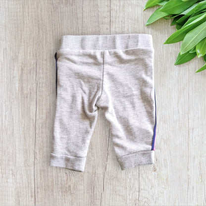Ensemble 2 pièces Reebok bébé fille 0-6 mois gris clair et rose avec sweat capuche et jogging