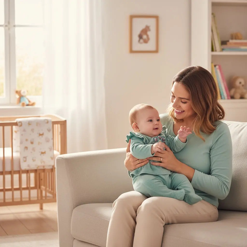 Ensemble pyjama bébé fille Verbaudet 12 mois vert clair pastel manches longues volants poupée russe