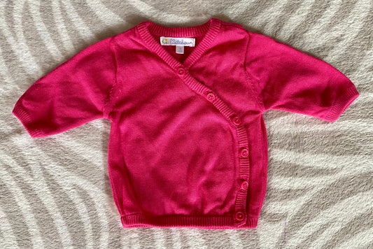 Gilet Bébé Fille Rose Cache-Cœur en Tricot - Taille Naissance - Kiabi kiabi