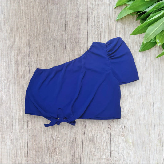 Haut asymétrique femme – XXL – SHEIN – Bleu électrique – Très bon état shein