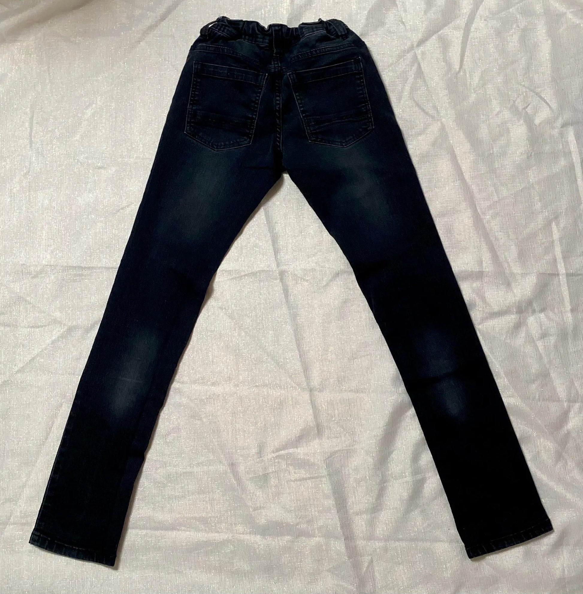 Jean Noir Ado Garcon 14 ans Simple et Elegant Marque Gemo