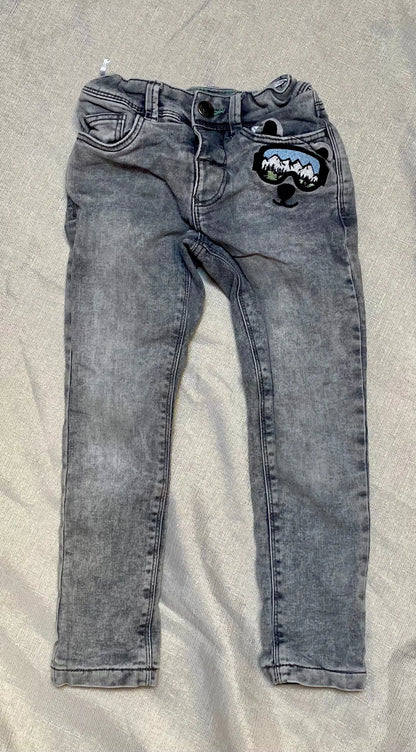 Jean Slim Effet Délavé Gris Clair 4 ans - C&A C&A