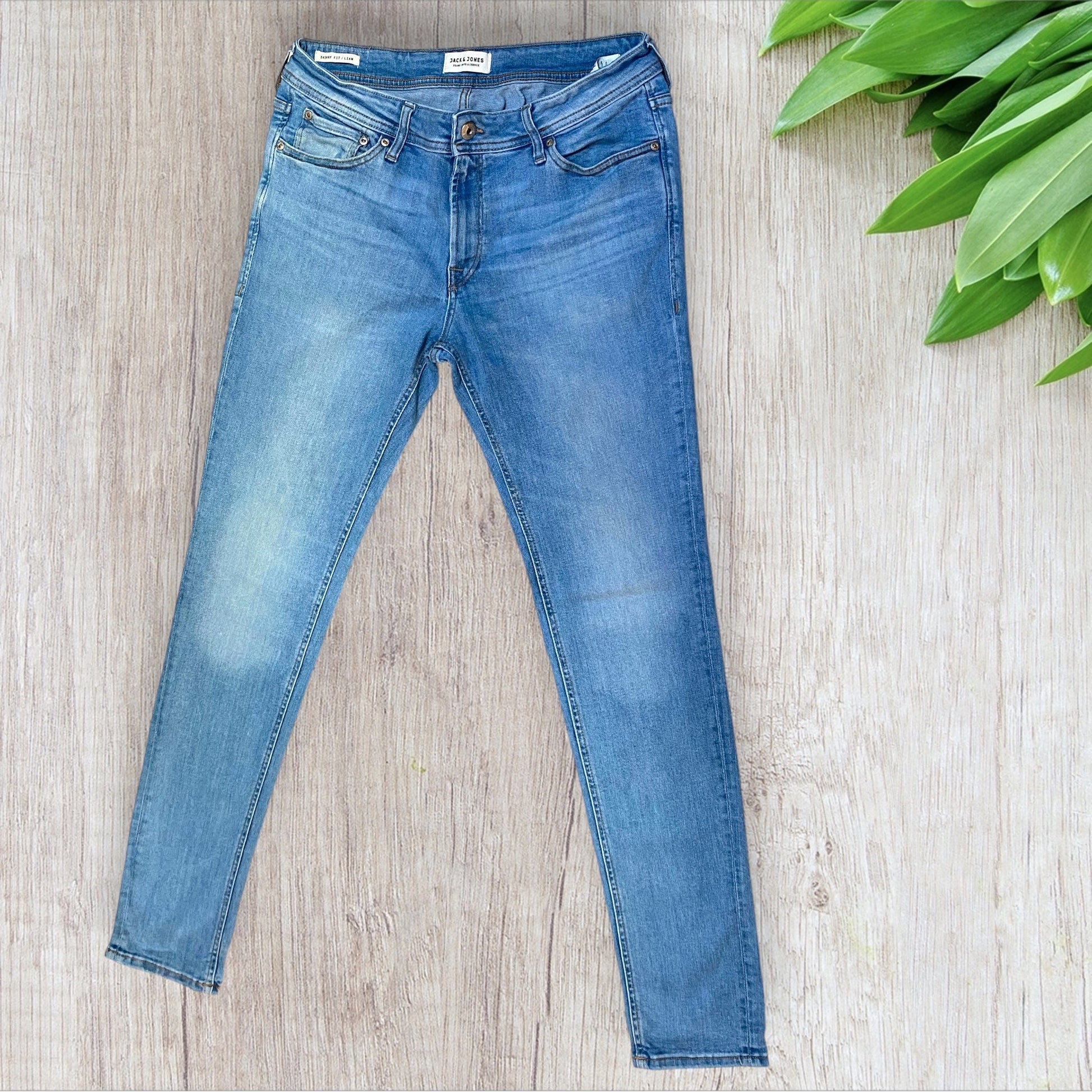 Jean homme Jack & Jones skinny bleu clair taille 44 – Bon état