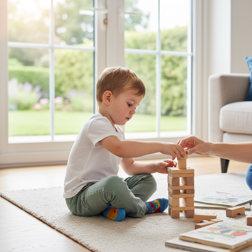 Jean slim garçon Districenter 3 ans kaki resserrable à bouton pression avec 4 poches