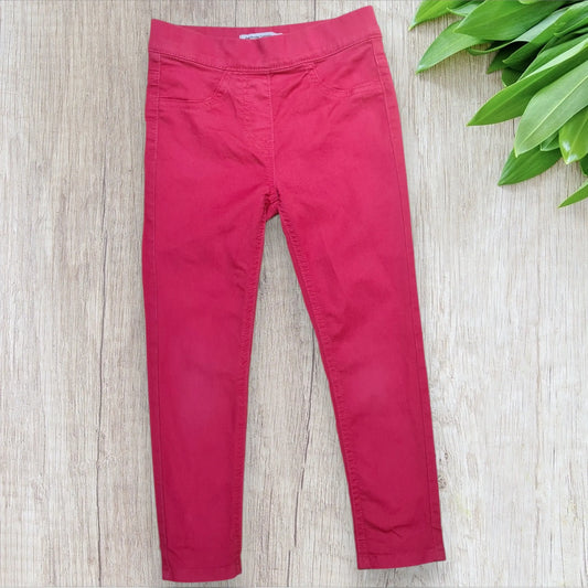 Jegging fille rose fuchsia Districenter en 6 ans avec poches arrière