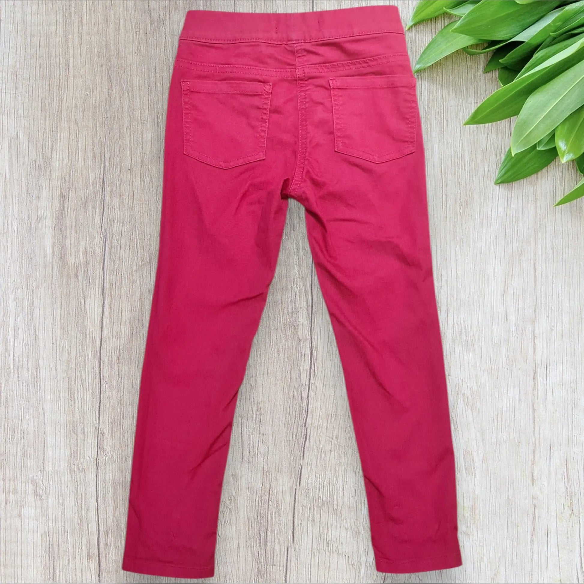 Jegging fille rose fuchsia Districenter en 6 ans avec poches arrière