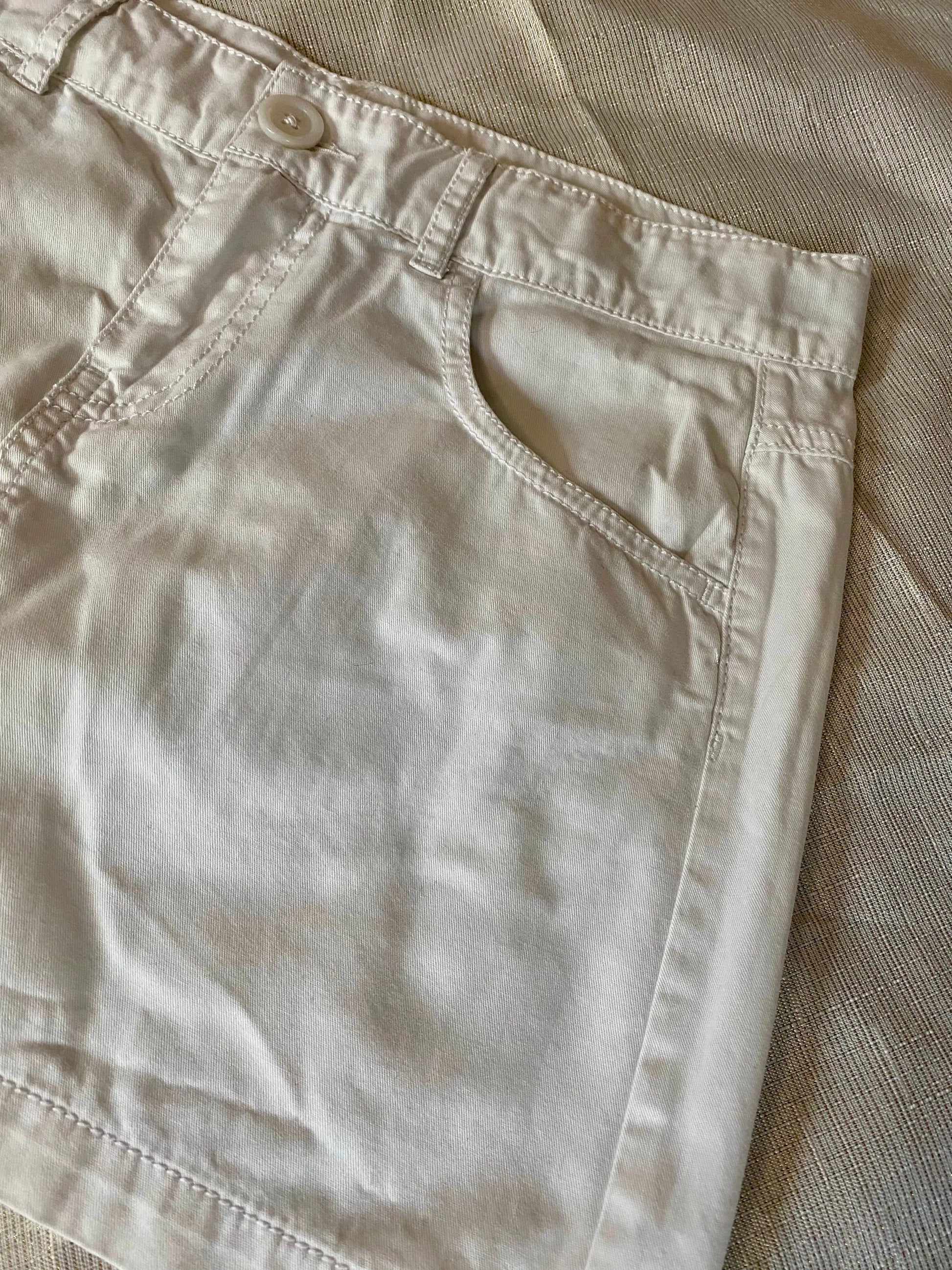 Jupe Courte Style Jean Blanche Fille 12 ans - Benetton Benetton