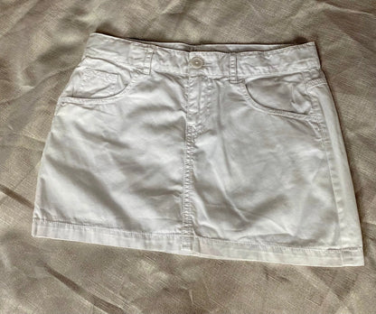 Jupe Courte Style Jean Blanche Fille 12 ans - Benetton Benetton