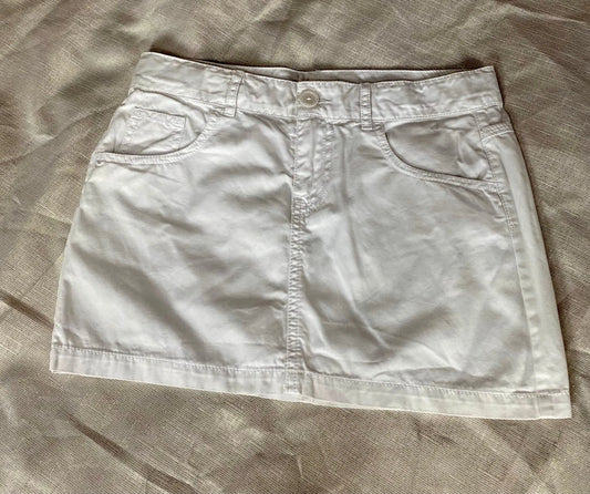 Jupe Courte Style Jean Blanche Fille 12 ans - Benetton Benetton
