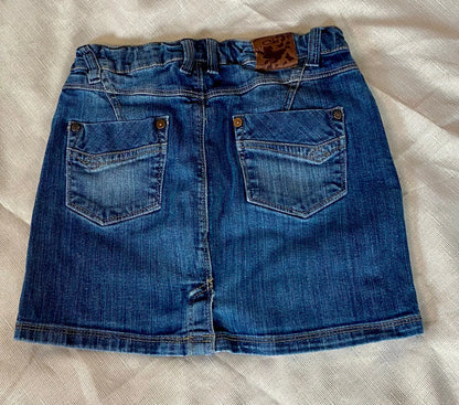 Jupe Courte en Jean Effet Usé Fille 12 ans - Creeks de La Halle la halle