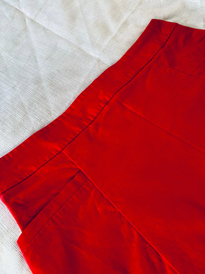 Jupe Crayon Courte Femme Taille 40 Rouge Camaïeu camaieu