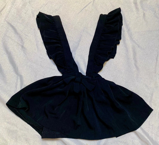 Jupe Plissée Noire avec Bretelles et Nœud - Fille 6 ans, Shein shein