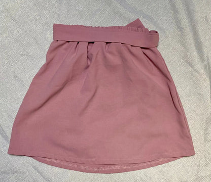 Jupe Rose avec Ceinture Assortie - Fille 6 ans, Shein shein