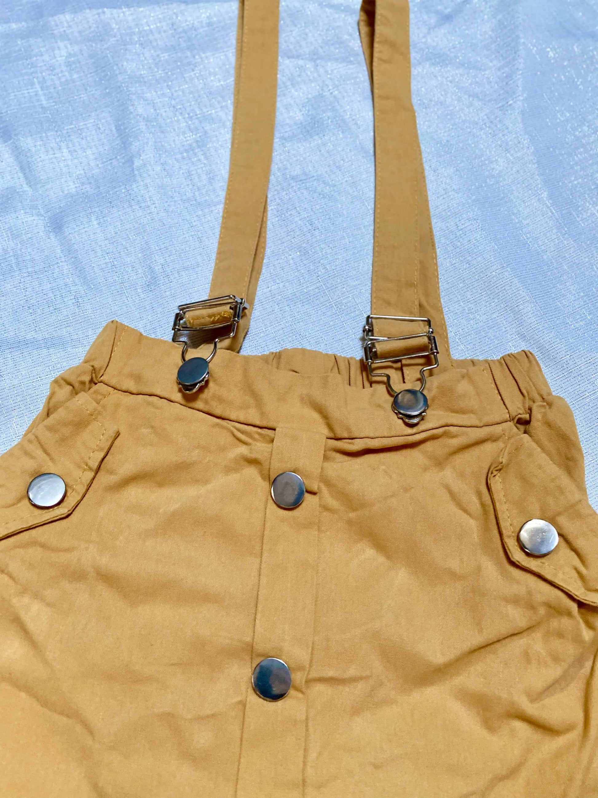 Jupe Short Jaune avec Bretelles Détachables - Fille 6 ans, Shein shein