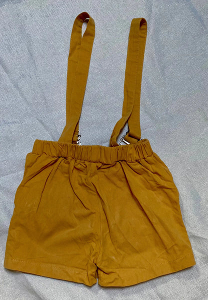Jupe Short Jaune avec Bretelles Détachables - Fille 6 ans, Shein shein