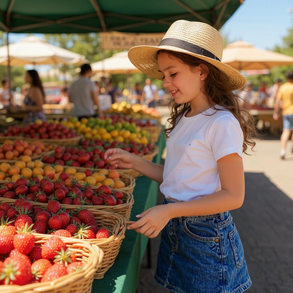Jupe en Jean Fille 12ans - Creeks - la petite friperie