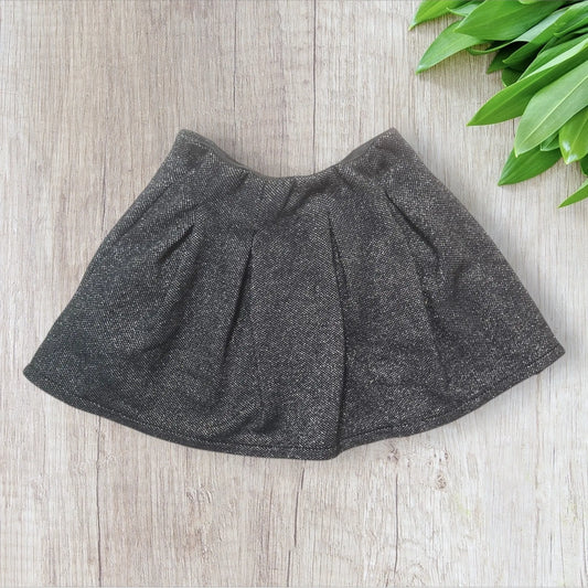 Jupe patineuse noire fille 6 ans Intermarché – style écolière chic – très bon état