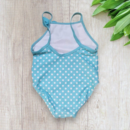 Maillot de bain bébé fille Disney 18 mois 1 pièce bleu ciel pois Marie Aristochats