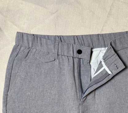 Pantacourt Homme Shein Gris, Style Casual Skinny, Coupe Régulière taille M-48 shein