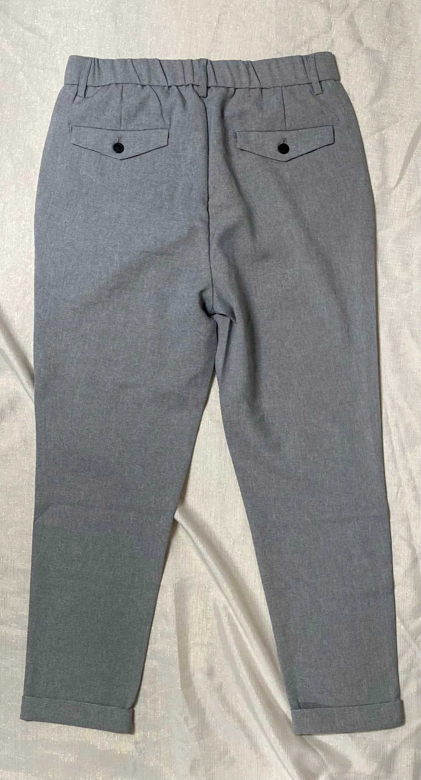 Pantacourt Homme Shein Gris, Style Casual Skinny, Coupe Régulière taille M-48 shein