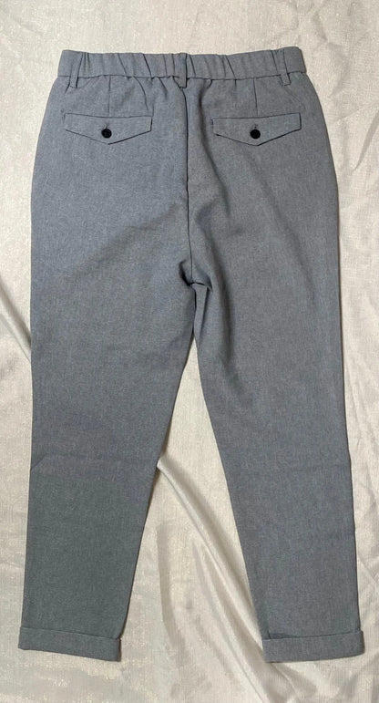 Pantacourt Homme Shein Gris, Style Casual Skinny, Coupe Régulière taille M-48 shein