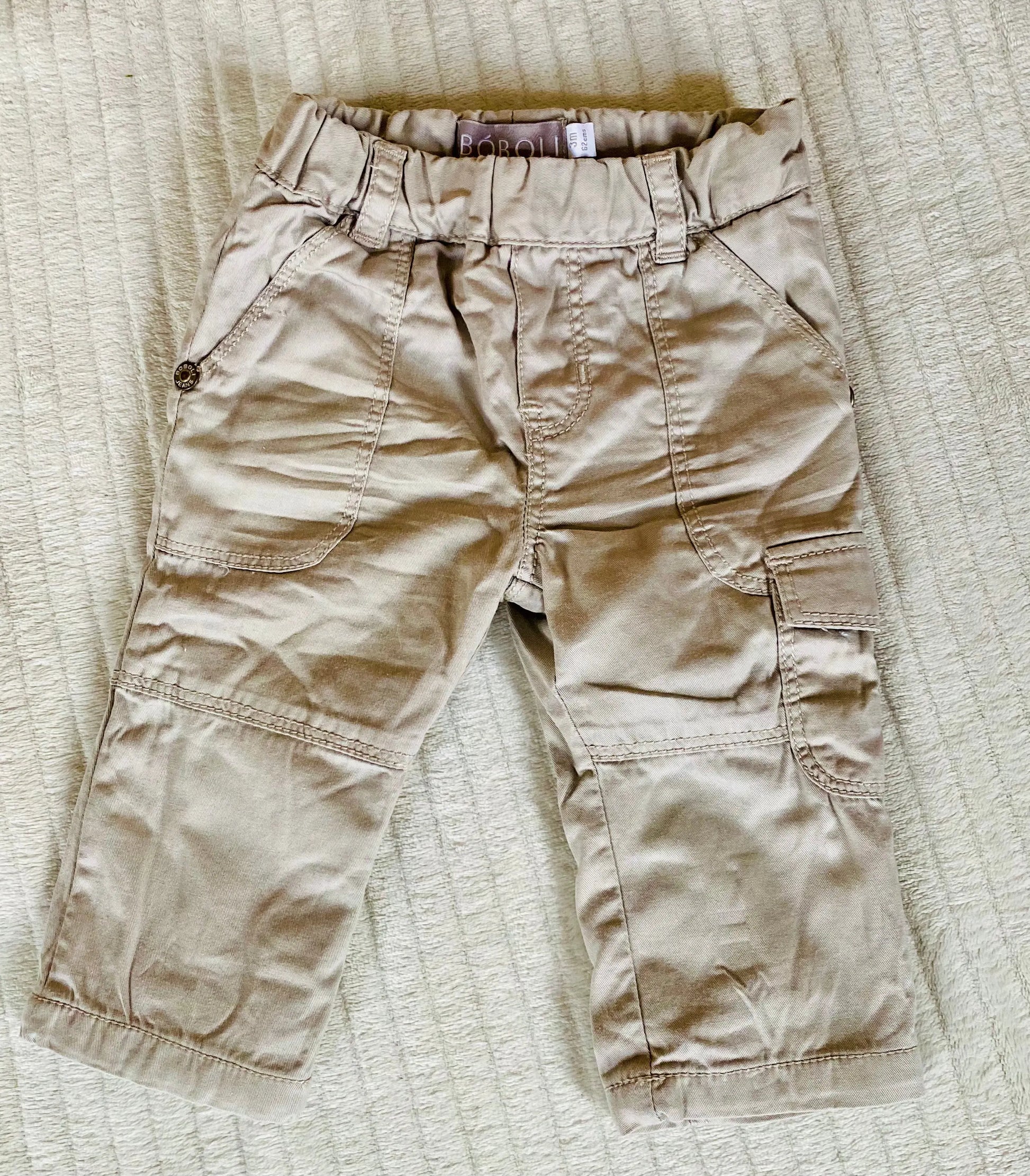 Pantalon Cargo Gris pour Bébé Garçon - Taille 3 Mois - Boboli boboli