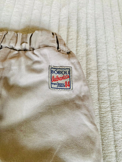 Pantalon Cargo Gris pour Bébé Garçon - Taille 3 Mois - Boboli boboli