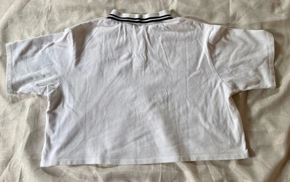 Polo Crop Top Oversize Blanc Levi's pour Femme - Taille L levi's