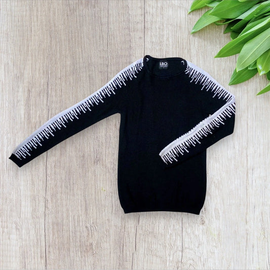 Pull Homme Maille Fine Noir - Taille S la boutique officielle