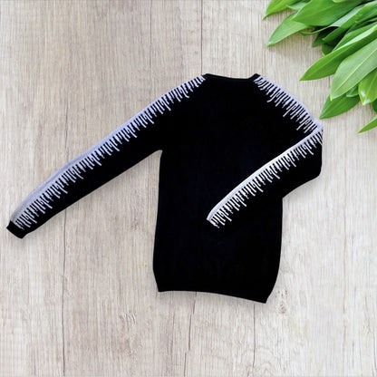 Pull Homme Maille Fine Noir - Taille S la boutique officielle